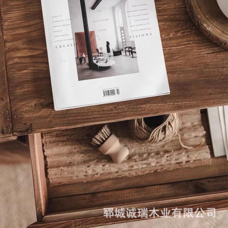 玄关柜桌子阳台飘窗小矮桌坐地榆木地台茶几暖茶桌实木国学桌炕桌