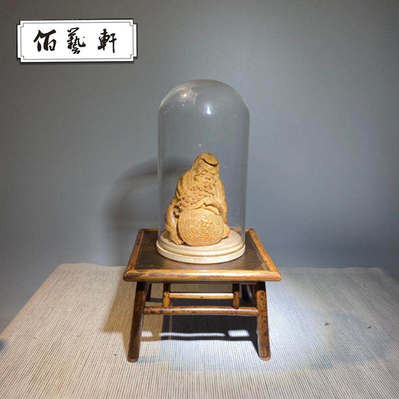 佰艺轩东阳直纯手工雕小桌子摆玩件文ZVR把玩木件厂家销