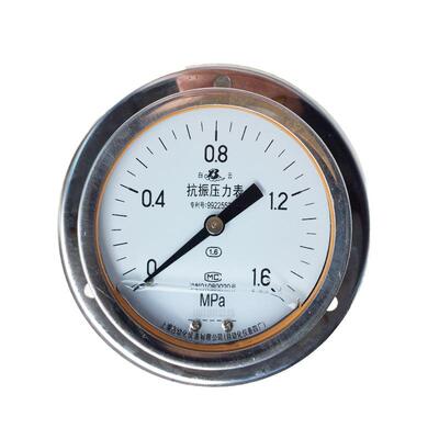 上海自动化仪表Y-103B-F耐震压力表0-25mpa不锈钢水压油液压力表