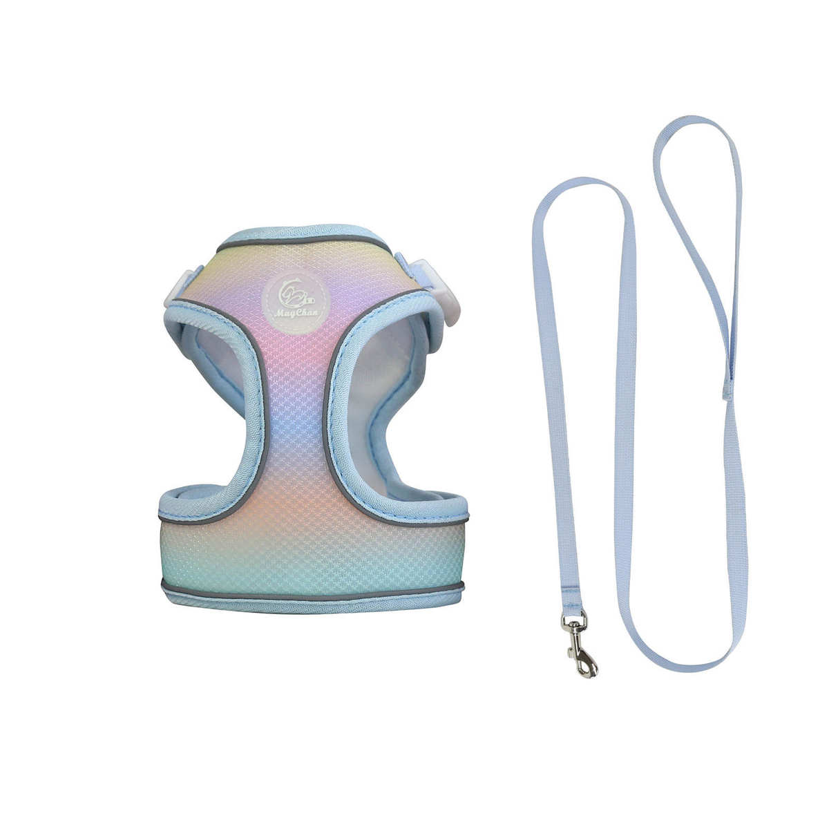 猫牵引背带绳子外出挣脱猫防 猫咪节猫猫咪幼绳可调胸遛用牵引绳