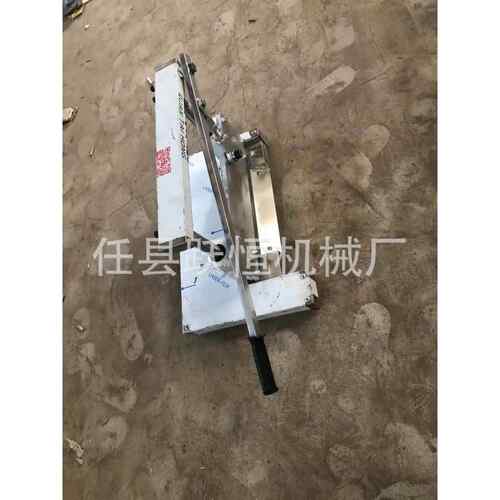 手动切排骨机 商用切猪蹄 冻鸡块机 全不锈钢切牛排羊排机