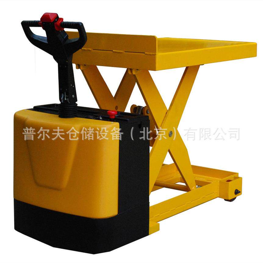 电动液压升降平台车移动电瓶堆高装卸磨具车小型剪叉升降机升高作