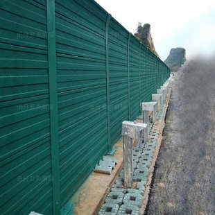 轻质聚粒微孔声屏障高强水泥基隔声屏障非金属静聚耐腐蚀厂家直销