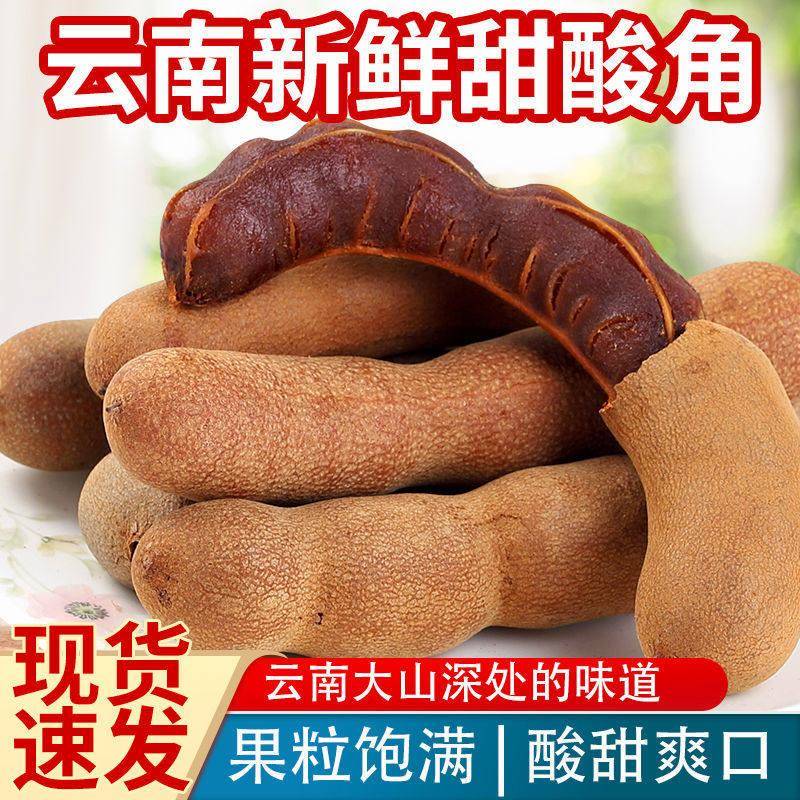 酸角云南特产新鲜甜角孕妇酸零食西双版纳甜酸角酸甜角罗望子酸豆