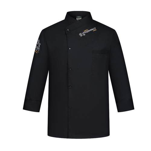 高档厨师服女餐厅烘焙蛋糕冰店包工作服长袖丝面酒房店食堂饭店厨