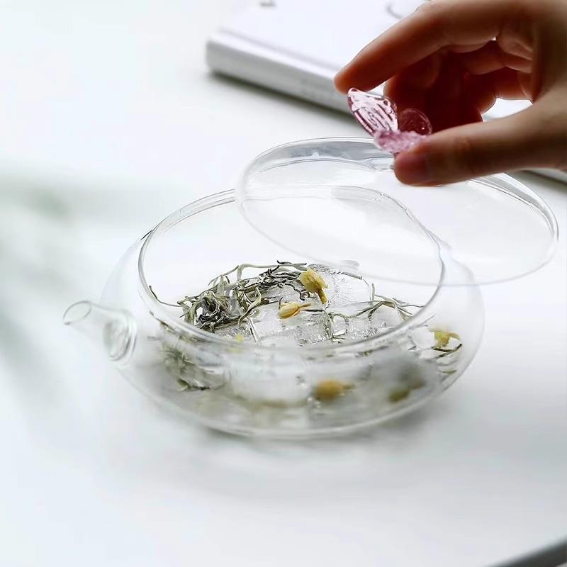 茶玻璃耐冷萃茶壶围炉茶冷泡壶热绿茶壶1ds5a女士花壶夏季冰茶泡