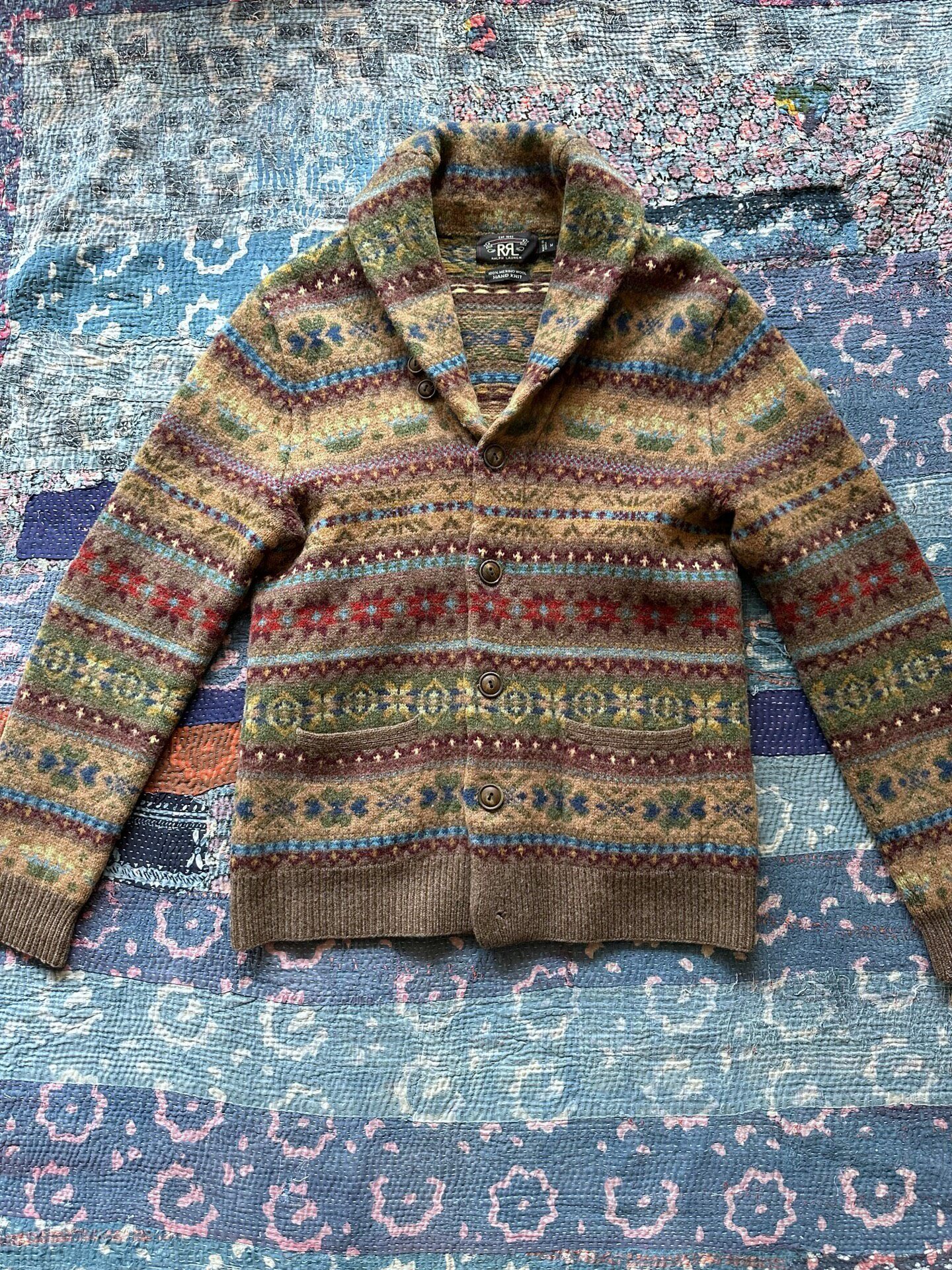 POLO RALPH LAUREN Wool Fair Isle Cardigan