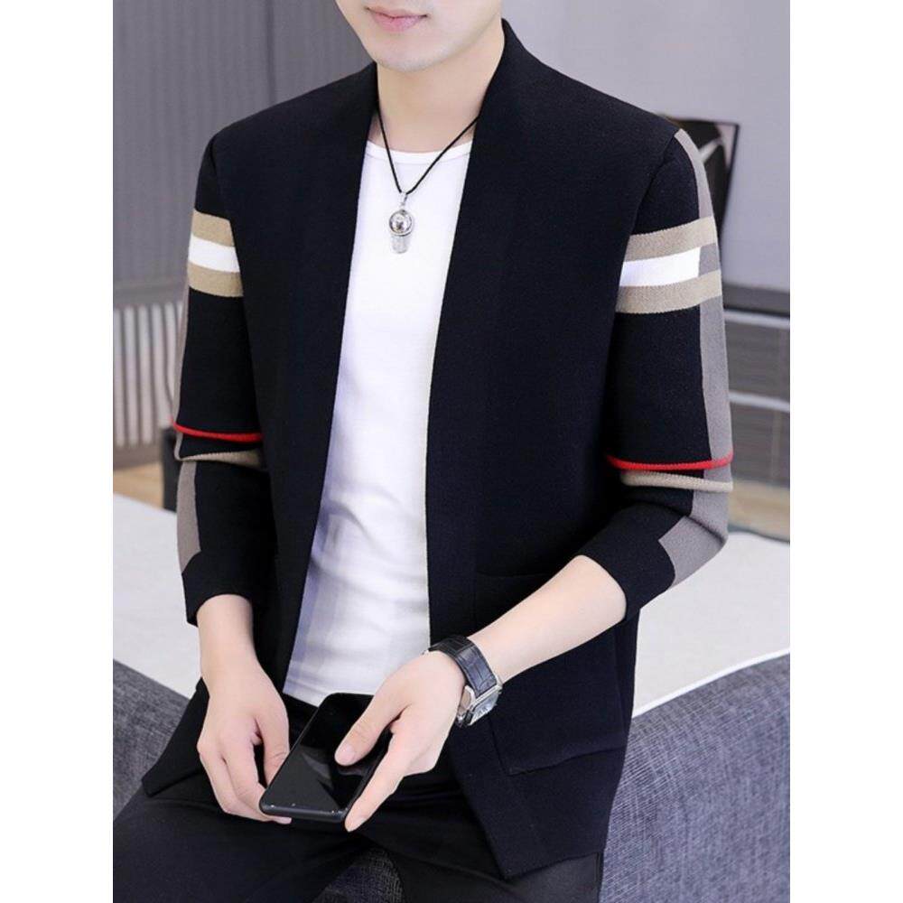 潮牌1212春秋季针织开衫男士毛衣薄款外套韩版潮流商务秋冬线衣服