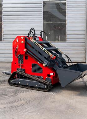 HT430型小型履带式滑移机 多功能铲车 柴油装载机430kg轮式工程车