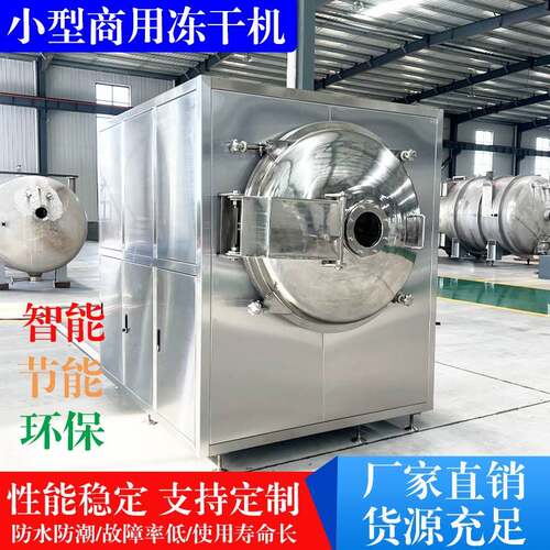 低耗能小型冻干机 自动化中药材真空冻干机 调料包真空冷冻干燥机