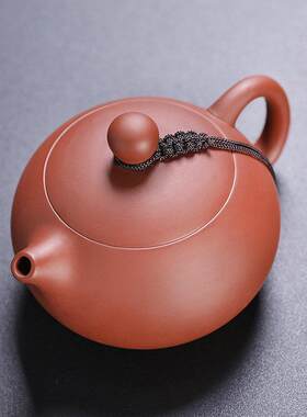 小号紫砂壶200ml泡茶壶朱泥原矿仿纯手工西施壶球孔家用功夫茶具