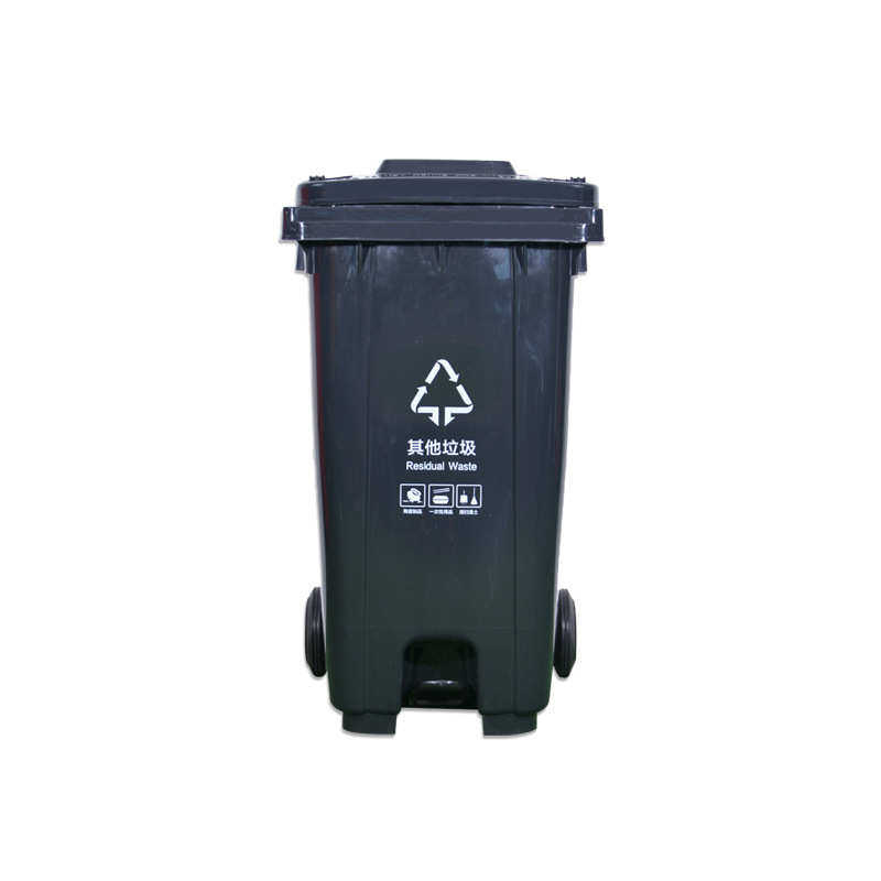 商用挂车加厚脚踏式定制户外脚踩批发环卫240l分类垃圾桶料升全新