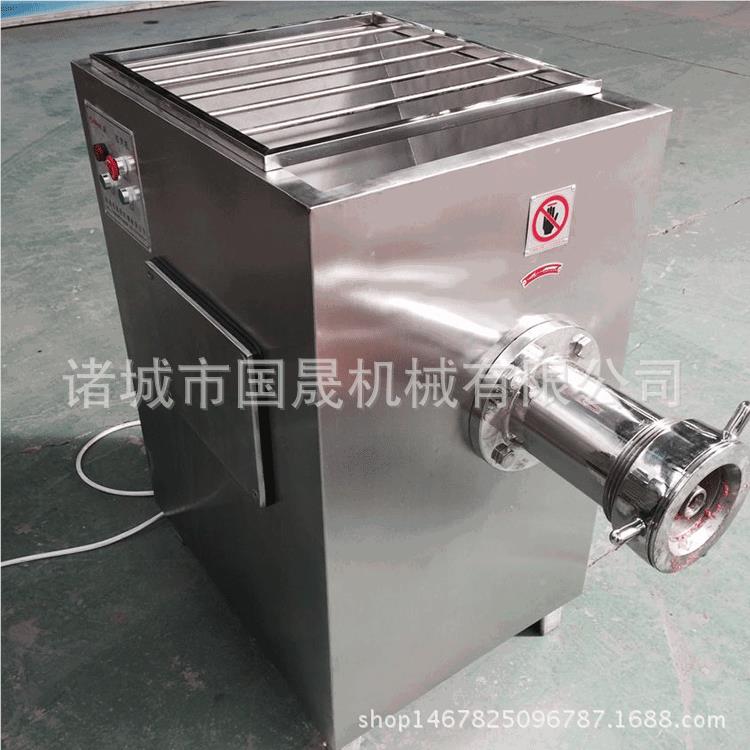 机国晟NBT大型商用大功率鱼冻肉绞肉机 碎料绞机食品绞肉碎肉机碎