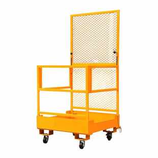 卉圳叉车安全笼可移动可折叠高空作业维修保护栏载人升降台089