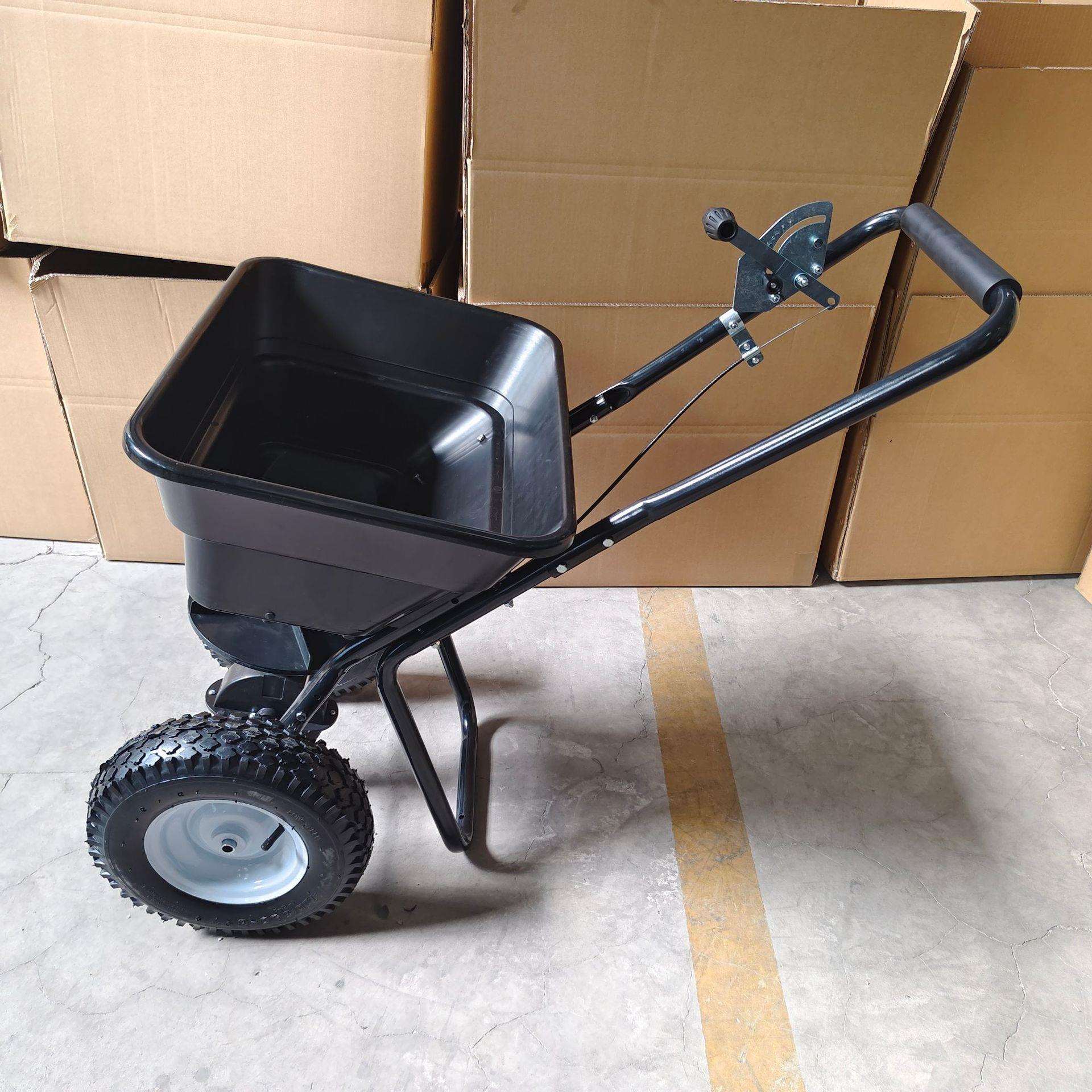 家庭农用施肥工具车园林花草施肥搬运车通用花园撒肥手推车