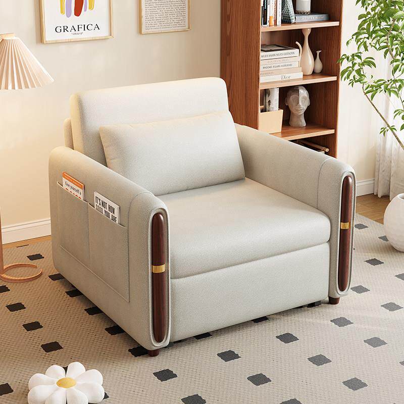 单人沙发床可折叠两用2025新款小户型多功能办公室午睡阳台推拉式