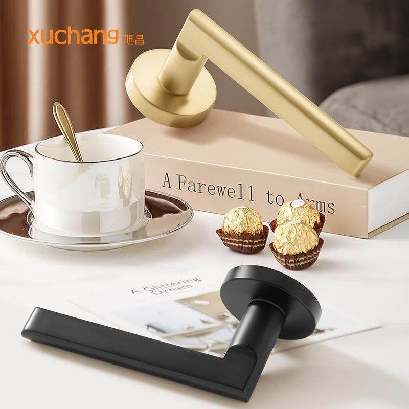 直销家用卧室门锁室内静音锁实木门执手锁卫生间静音分体锁