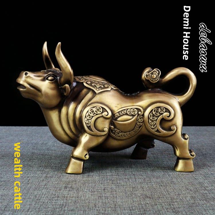 采购产品铜牛饰品，纯铜牛，太古训，家居用品，装饰办公工艺品，