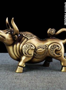 采购产品铜牛饰品，纯铜牛，太古训，家居用品，装饰办公工艺品，