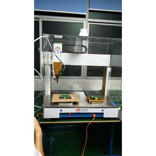 常州厂家全自动喷胶机6331四轴点胶机PCB板喷涂机三防漆涂覆机