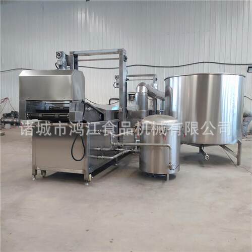 紫苏叶油炸机 紫苏叶加工动设备 炸桑叶油生RMY产线全自油隧炸炉