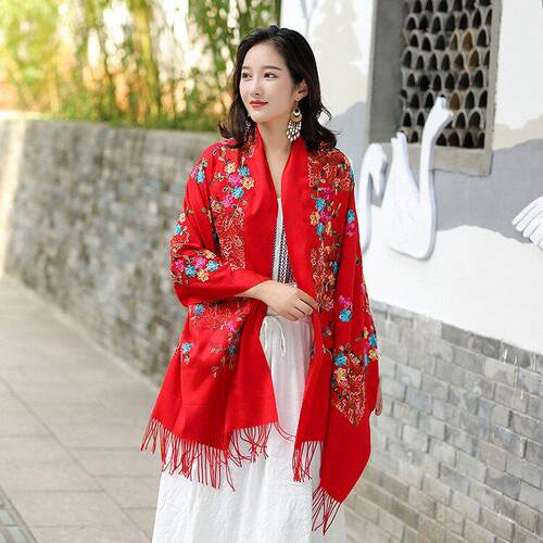 silk scarf wool pashmina scarves Chinese souvenir China