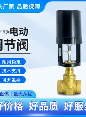 VB200系列比例积分电动调节阀2通螺纹模拟量执行器DN40DN65自动