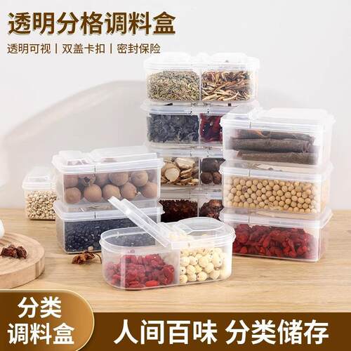 Spice Storage Box for Kitchen - Organize Dried Chili, Sichua