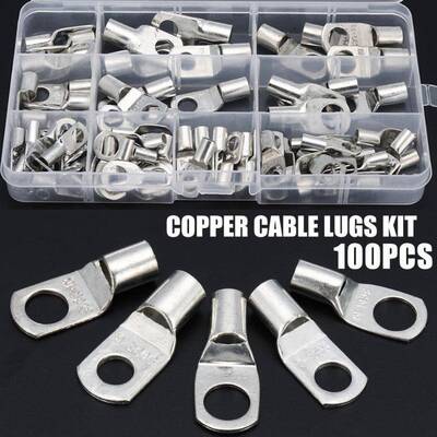 电商SC系列窥口铜接线端子Terminals连接器套装100pcs