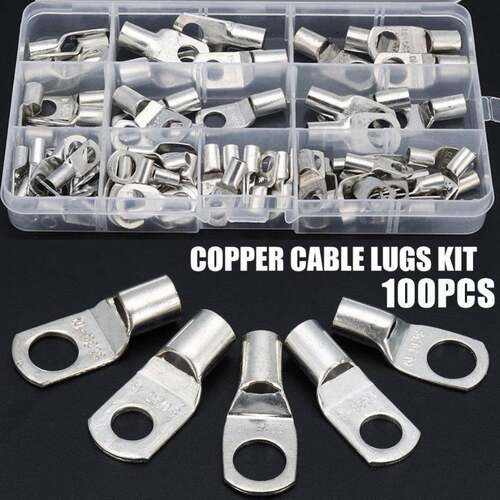 电商SC系列窥口铜接线端子Terminals连接器套装100pcs
