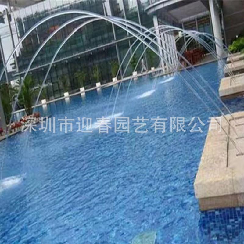 广场趣味波光跳泉网红打卡感应跳泉互动彩色灯光喷泉控制系统安装