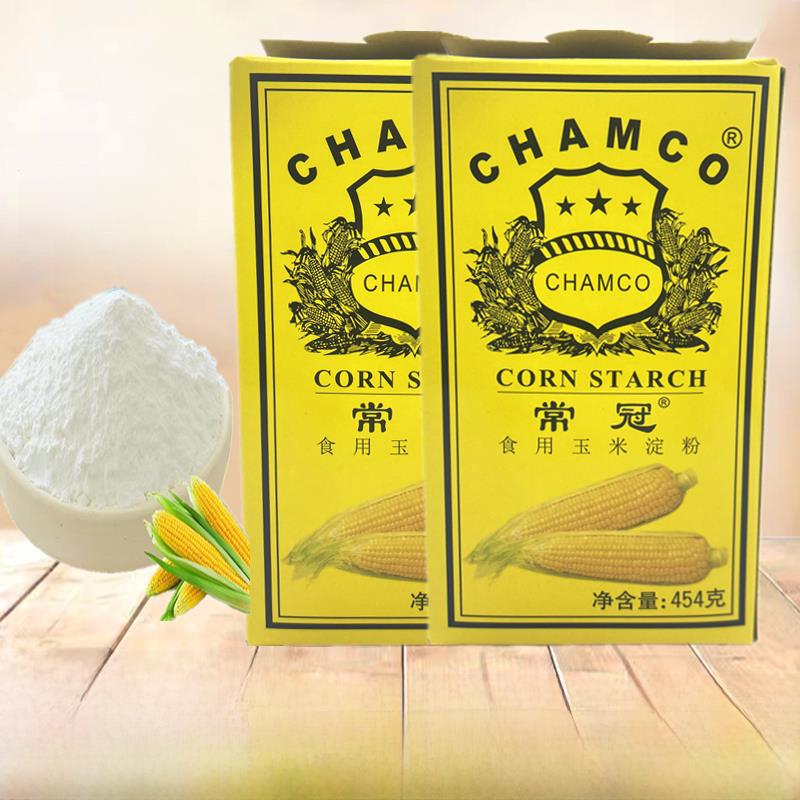 常冠食用玉米淀粉454g盒鹰栗粉生粉小酥肉炸粉勾芡粉烘焙糕点原料