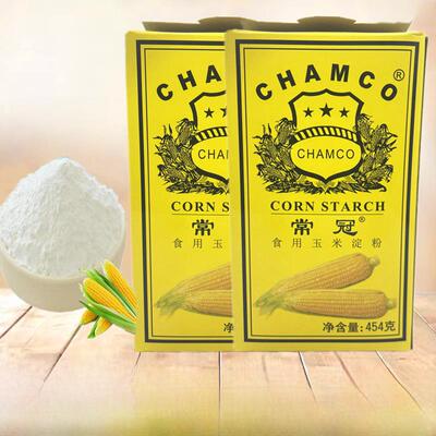 常冠食用玉米淀粉454g盒鹰栗粉生粉小酥肉炸粉勾芡粉烘焙糕点原料