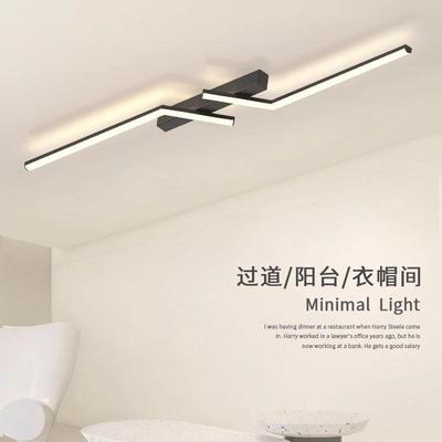 中山灯具一字长条过道灯创意阳台入户玄关灯led卧室衣帽间吸顶灯