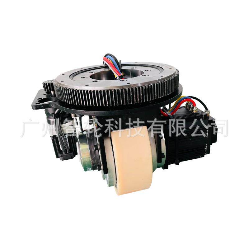 厂家直供额定承载2吨AGV驱动轮重载舵轮安装高度15mm