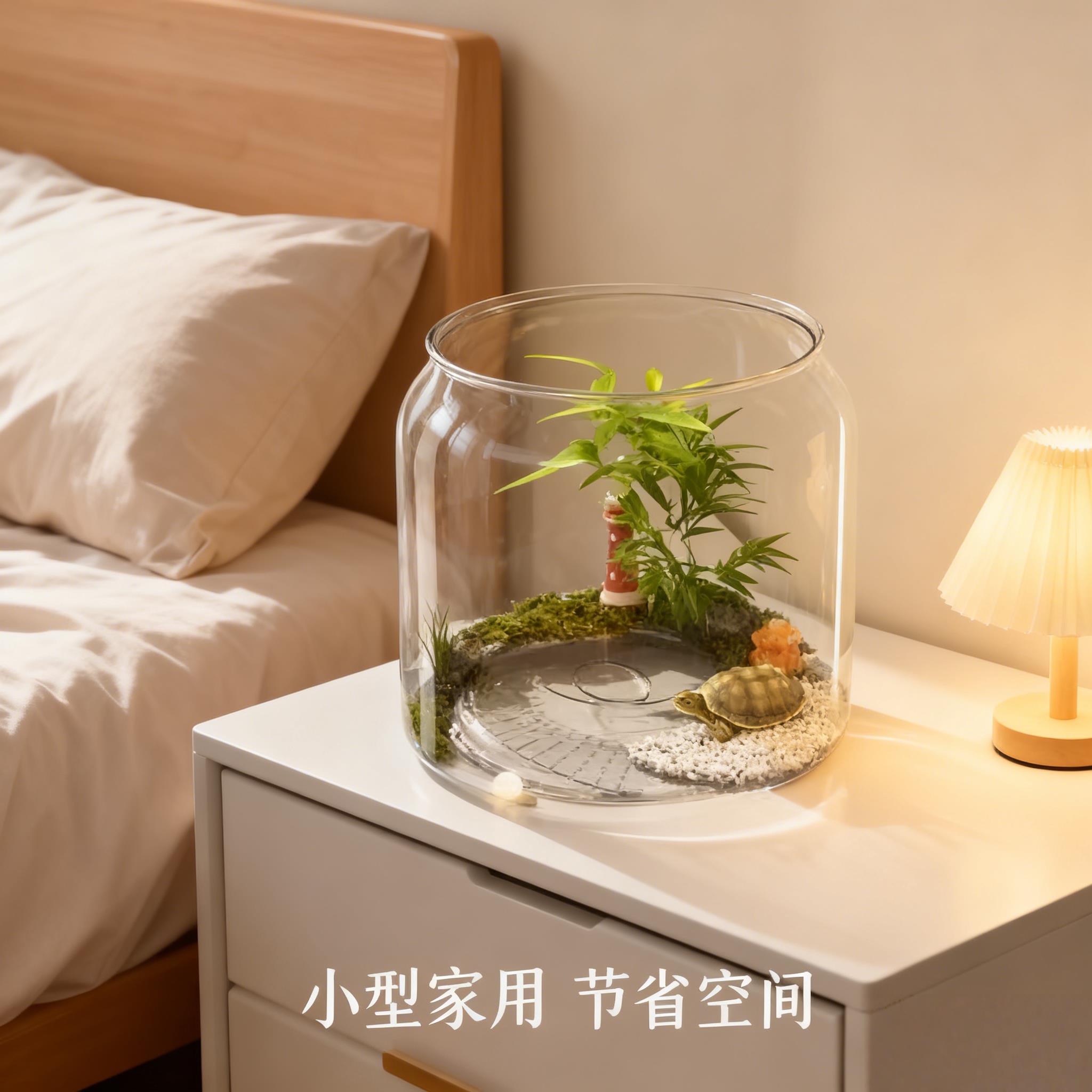 2026新型鱼缸玻璃缸乌龟饲养缸家用鱼缸客厅小型养乌龟专用箱生态
