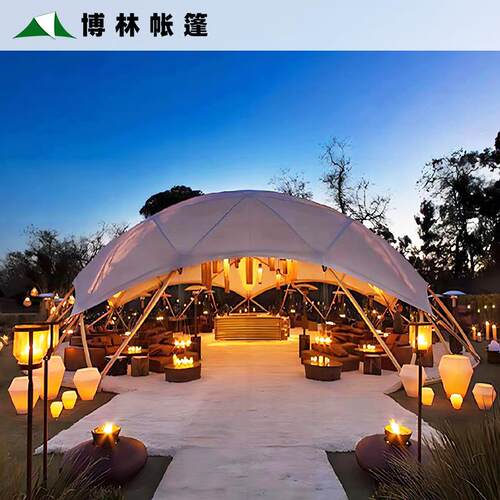 户外月球表面帐篷穹顶露营小酒馆巨大球形餐饮吧台野营球形帐篷