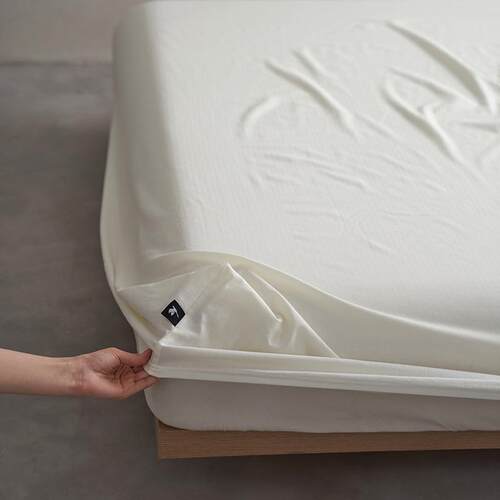 约A类长绒棉床笠件单件纯色简100s全床单床垫罩三套FXB床棉垫保护