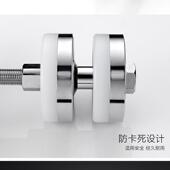 折叠门万向吊轮大型多BF AWX00扇旋转滑轮活墙门房隔断收纳动门移