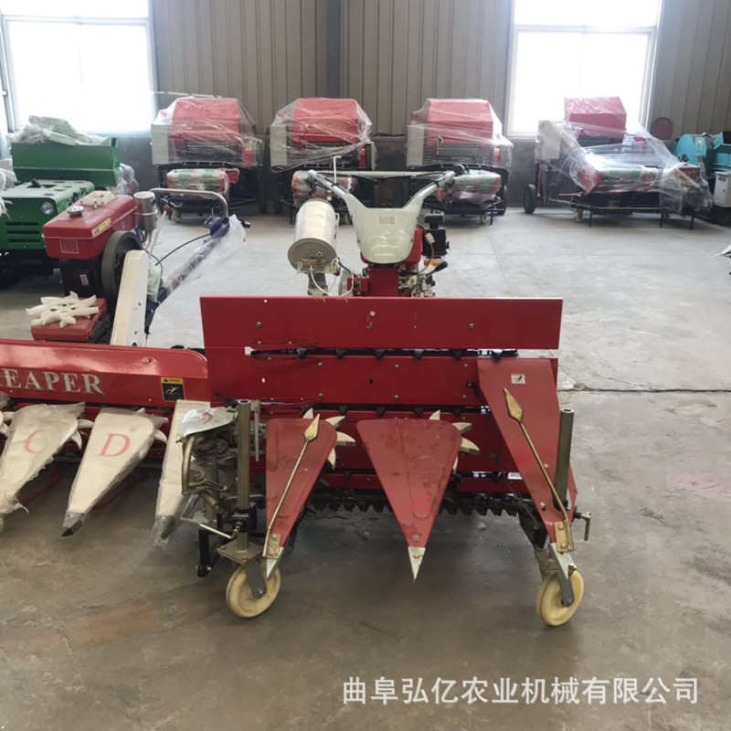 农用青稞小麦收割机7.5马力燕麦黄豆割晒机南方牧草加高收获机