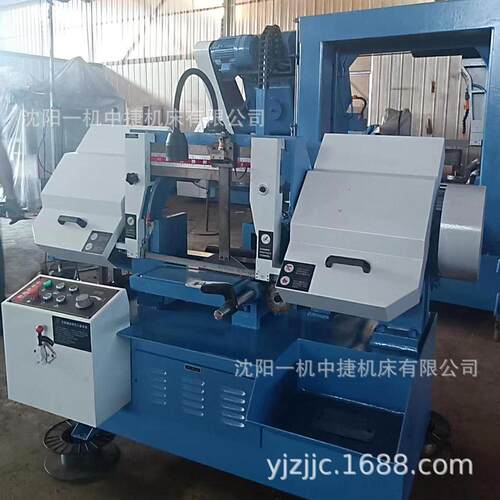 沈阳一机GB4250锯床 双立柱金属带锯床 4028液压加紧小型锯床厂家