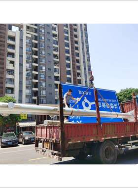 厂家直供可定F型标志杆 单悬臂道路标志杆 交通标志杆