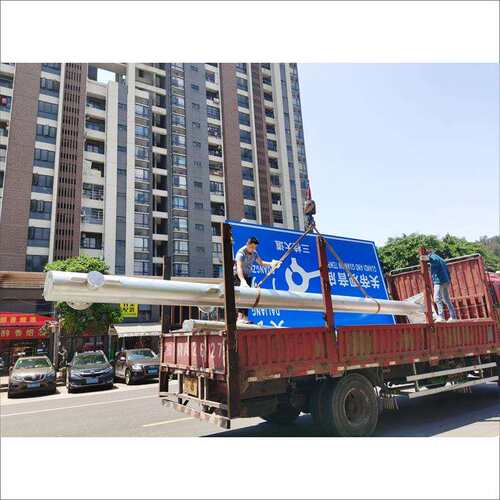F型标志杆双悬臂单悬臂交通广州道路限高架限高牌标志杆指路牌
