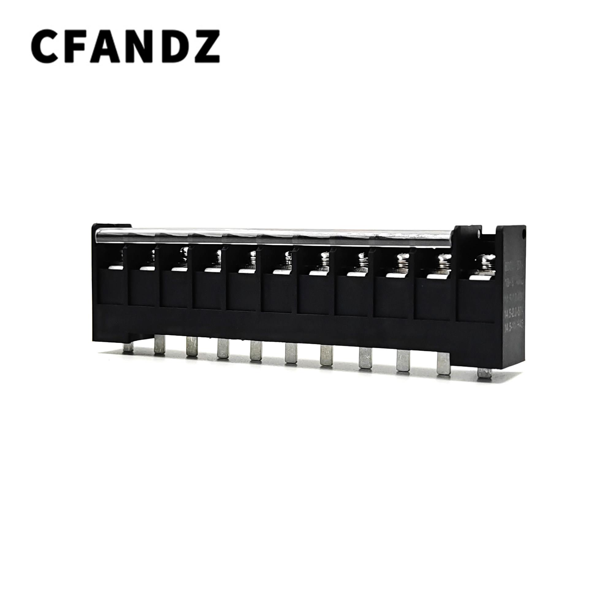 栅栏式接线端子H45 11位端子台变频器600V/40A 11脚PCB连接器