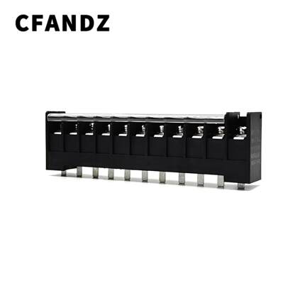 栅栏式接线端子H45 11位端子台变频器600V/40A 11脚PCB连接器