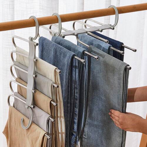 Multifunctional Multi-Layer Pants Hanger, Home Magic Tracele