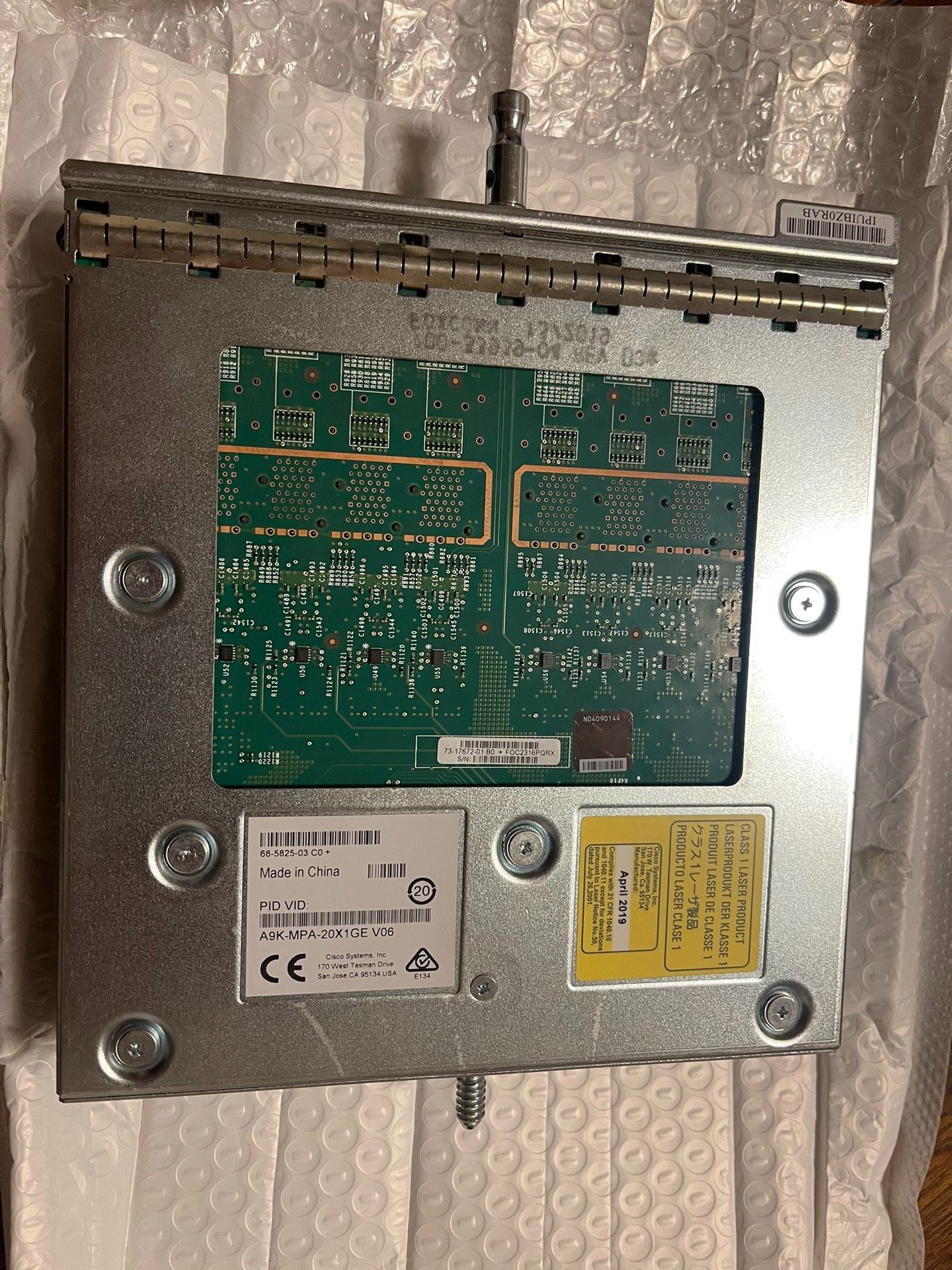 原装二手Cisco 拆机 A9K-MPA-20X1GE 千兆