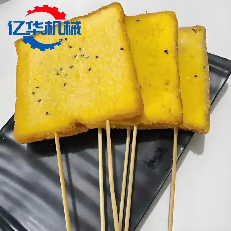 面包片油炸机 吐司片上浆油炸设备 面包上浆油炸机源头厂家