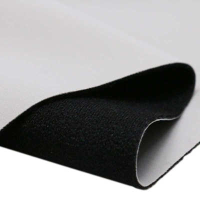 厂家直供亲肤舒适尼龙莱卡热压仿ok粘扣起毛布电子手腕带复合面料