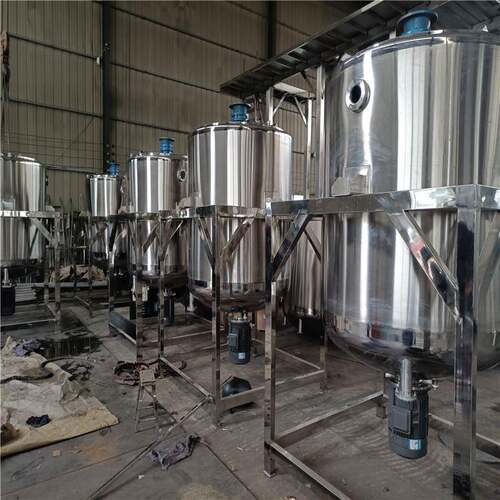 1吨304不锈钢电加热配液罐316L卫生级高剪切乳化分散罐搅拌机